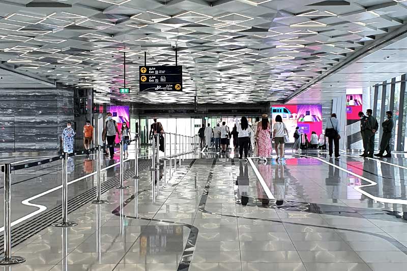 new EXPO 2020 metro station